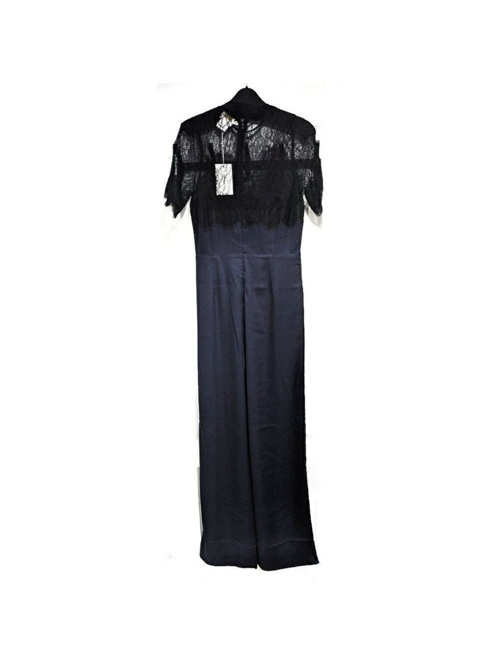 Nwt Foxiedox | Nixie Lace Wide Leg Illusion Neck Jumpsuit - Picture 6 of 15
